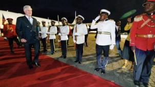 Le roi Philippe entame sa visite royale en Namibie (photos)
