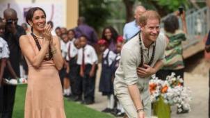 Le prince Harry et Meghan Markle en visite au Nigeria (photos)