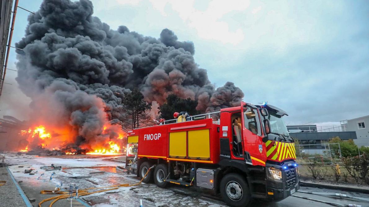 Incendie à Rouen: aucune pollution spécifique détectée en Wallonie