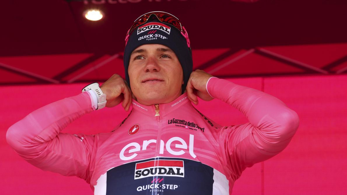 Remco Evenepoel, positivo al Covid, reagisce alla sua partenza dal Giro