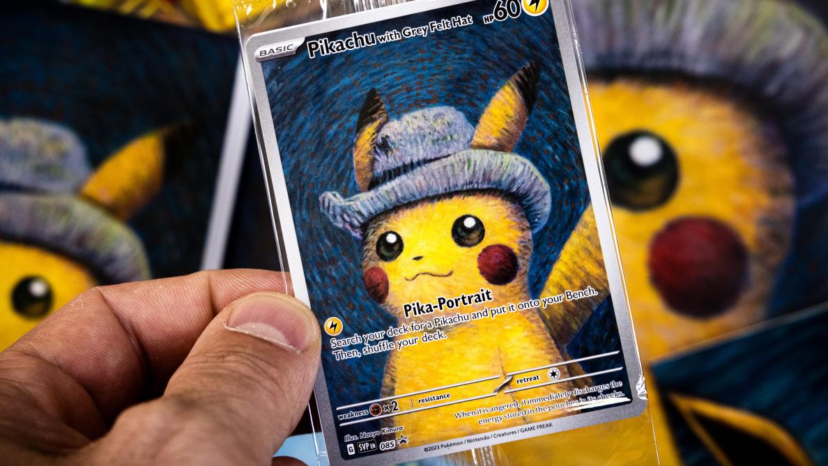 Le musée Van Gogh retire les cartes Pokemon inspirées du peintre - Soirmag