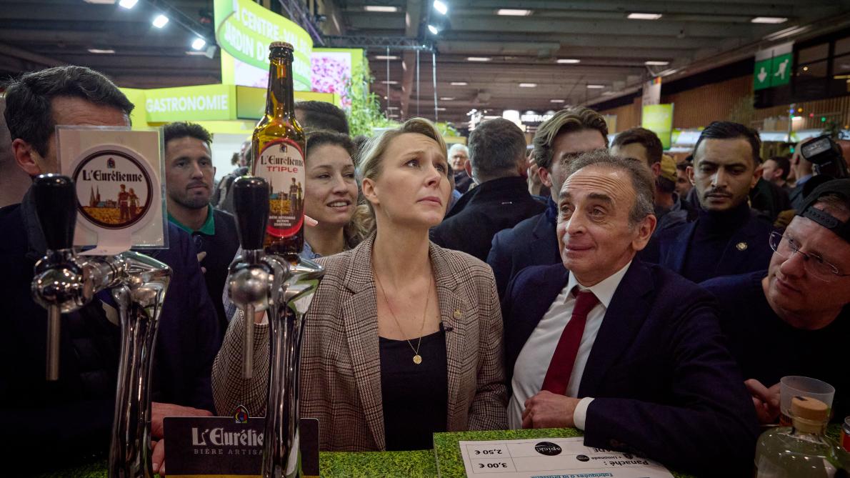 Marion Maréchal aspergée de bière au Salon de l’agriculture (vidéo)