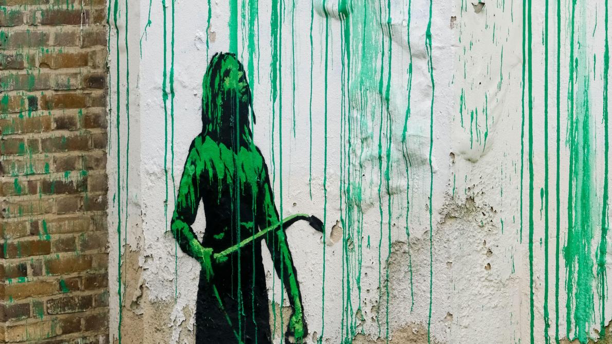Banksy dévoile une nouvelle fresque à Londres (photos)