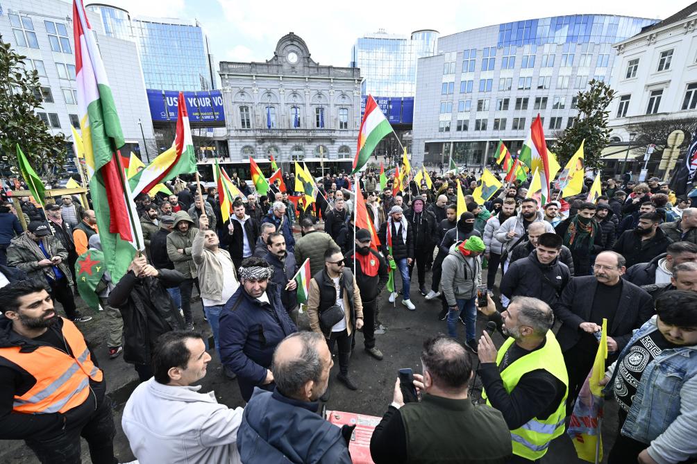 Bruxelles : une manifestation dégénère place du Luxembourg