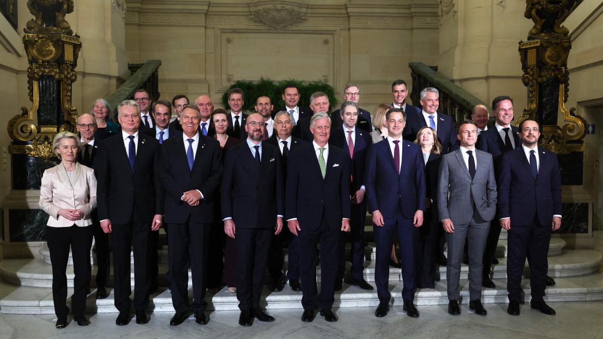 Sommet européen : les Vingt-Sept reçus au palais par le roi Philippe (photos)