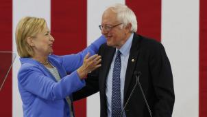 Lors d’un meeting à Portsmouth, dans le New Hampshire, Sanders a pris la parole en compagnie de son ex-rivale.