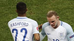 Rashford et Rooney lors de l’Euro © News
