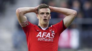 Markus Henriksen, sous le maillot de l’AZ Alkmaar. © Photo News/Orange Pictures/Karel Delvoije