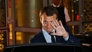 Emmanuel Macron, un transgressif pressé © AFP