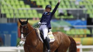 Michèle George savoure sa deuxième médaille olympique. ©Photo Nezs
