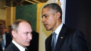 Un froid polaire, digne de la Guerre froide, s’est installé entre Vladimir Poutine et Barack Obama. © AFP