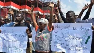 Le mouvement citoyen Lucha a pris la tête de la contestation à Goma. Avec un message simple et déterminé... © Anadolu Agency