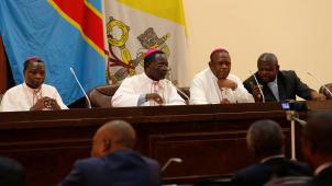 Jusqu’au bout, les évêques du Congo ont mis toute leur énergie dans la recherche d’un accord. © Reuters