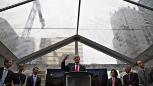 Donald Trump, lors d’une cérémonie d’inauguration d’un nouveau chantier hôtelier à Vancouver, au Canada
: le magnat de l’immobilier pourra-t-il troquer son costume d’entrepreneur contre l’habit présidentiel
? © Reuters.