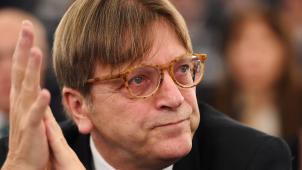 Une journée difficile pour Guy Verhofstadt. © AFP.