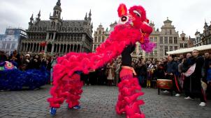 La communauté chinoise organise pour la deuxième année sa parade de Nouvel An au centre de Bruxelles.