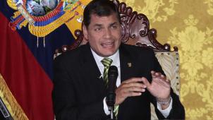 Rafael Correa. © AFP.
