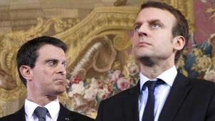 Les relations entre Manuel Valls et Emmanuel Macron étaient pourtant exécrables lorsqu’ils étaient au gouvernement. © AFP