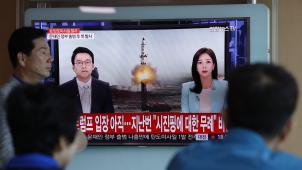 Les Coréens du sud ont pu suivre à la télévision le lancement d’un nouveau missile balistique par leurs voisins du nord.