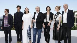 Arnaud Desplechin et toute l’équipe du film à Cannes. ©EPA