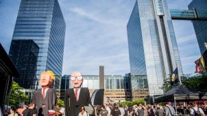 BRUXELLES, manifestation contre la venue de Donald Trump a Bruxe
