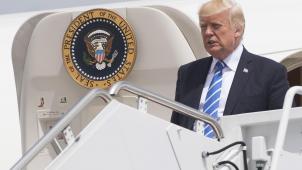 Donald Trump ce 18 août © AFP