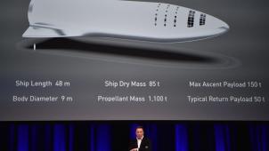 Elon Musk a présenté son projet de «
Big Fucking Rocket
» à l’occasion du 68
e

Congrès international d’astronautique à Adelaide (Australie).