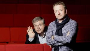 André Lamy et Olivier Leborgne se présentent comme les bouffons du roi. © SYLVAIN PIRAUX.