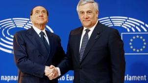 Silvio Berlusconi et Antonio Tajani © Reuters