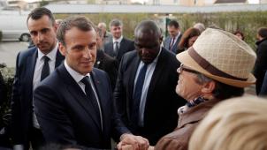 Emmanuel Macron ne craint pas le contact direct avec le peuple, qu’il lui arrive même d’appeler «
mon
peuple
».