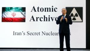 Binyamin Netanyahou avait fait un vrai show télévisé le 30 avril dernier pour révéler les «
preuves
» que les ayatollahs avaient cherché à acquérir l’arme nucléaire.