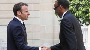 Paul Kagame accueilli par Emmanuel Macron, mercredi à l’Elysée
: une relation franco-rwandaise qui se décrispe peu à peu.