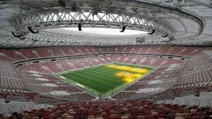 Le stade Loujniki et ses 81.000 sièges seront la vitrine des 12 enceintes du Mondial russe, finalement prêtes à temps mais non sans mal.