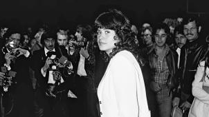 Maria Schneider au festival de Cannes en 1975.