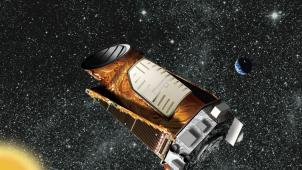 Ce 10 octobre, ce sera peut-être la dernière fois que l’on aura un contact avec Kepler, le télescope spatial qui a amené le mot «
exoplanète
» dans le langage courant. © Nasa/Reuters.