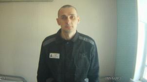 Oleg Sentsov photographié dans sa cellule, dans la colonie pénitentiaire «
Ours blanc
», dans l’extrême nord de la Russie.