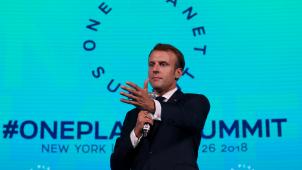 Macron aux Américains
: « Make our planet great again ».