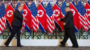 Après leur rencontre à Singapour, Donald Trump et Kim Jong-un se sont retrouvés à Hanoï.