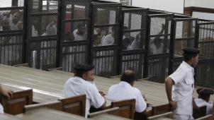 Le Caire, juin 2014
: des Frères musulmans en procès après le coup d’Etat.