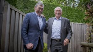 Eddy Merckx et Paul Van Himst cultivent une amitié longue de plusieurs décennies.