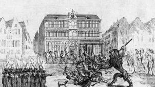 En 1789, le Lion Belgique chasse l’occupant autrichien à coup de balai
!