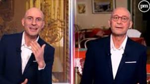 Nicolas Canteloup en Emmanuel Macron, puis en François Hollande. La calvitie en supplément
!