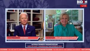 Lors d’une session commune sur Facebook, mardi, Hillary Clinton a finalement apporté son soutien à Joe Biden dans la course à la Maison-Blanche.