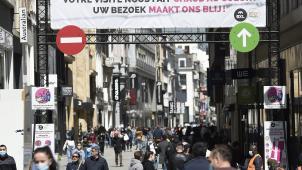 Fort heureusement, le retour des clients dans les artères commerçantes, comme la rue Neuve à Bruxelles, s’est déroulé dans le calme.