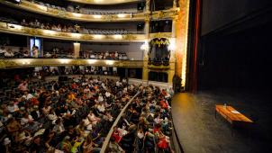 Le Théâtre de Namur, ici durant l’Intime Festival, est l’un des lieux où la procédure de nomination d’un.e directeur.trice est enclenchée.