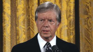 Jimmy Carter, le président des Etats-Unis.