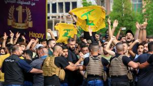Manifestation de partisans du Hezbollah, à Beyrouth
: le mouvement chiite est tout-puissant au Liban.