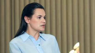 «
Ma mission, c’est d’organiser une nouvelle présidentielle
», insiste Svetlana Tikhanovskaïa.