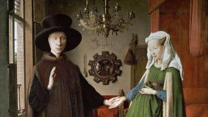 Jan Van Eyck -  Les Époux Arnolfini  - 1434,  National Gallery  Londres.