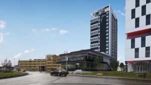 Voici à quoi devrait ressembler le futur hôtel Van der Valk à Charleroi-Centre.